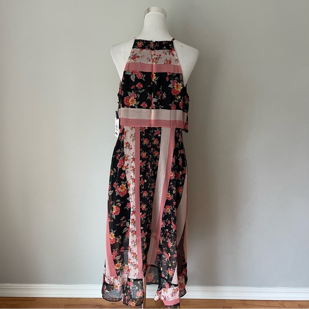 Kensie Mixed-Print High-Low Dress Size 12 - Picture 5 of 10